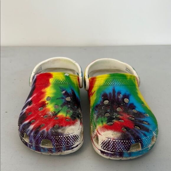 Crocs colourful unisex Clogs M6 W8 - Picture 3 of 5